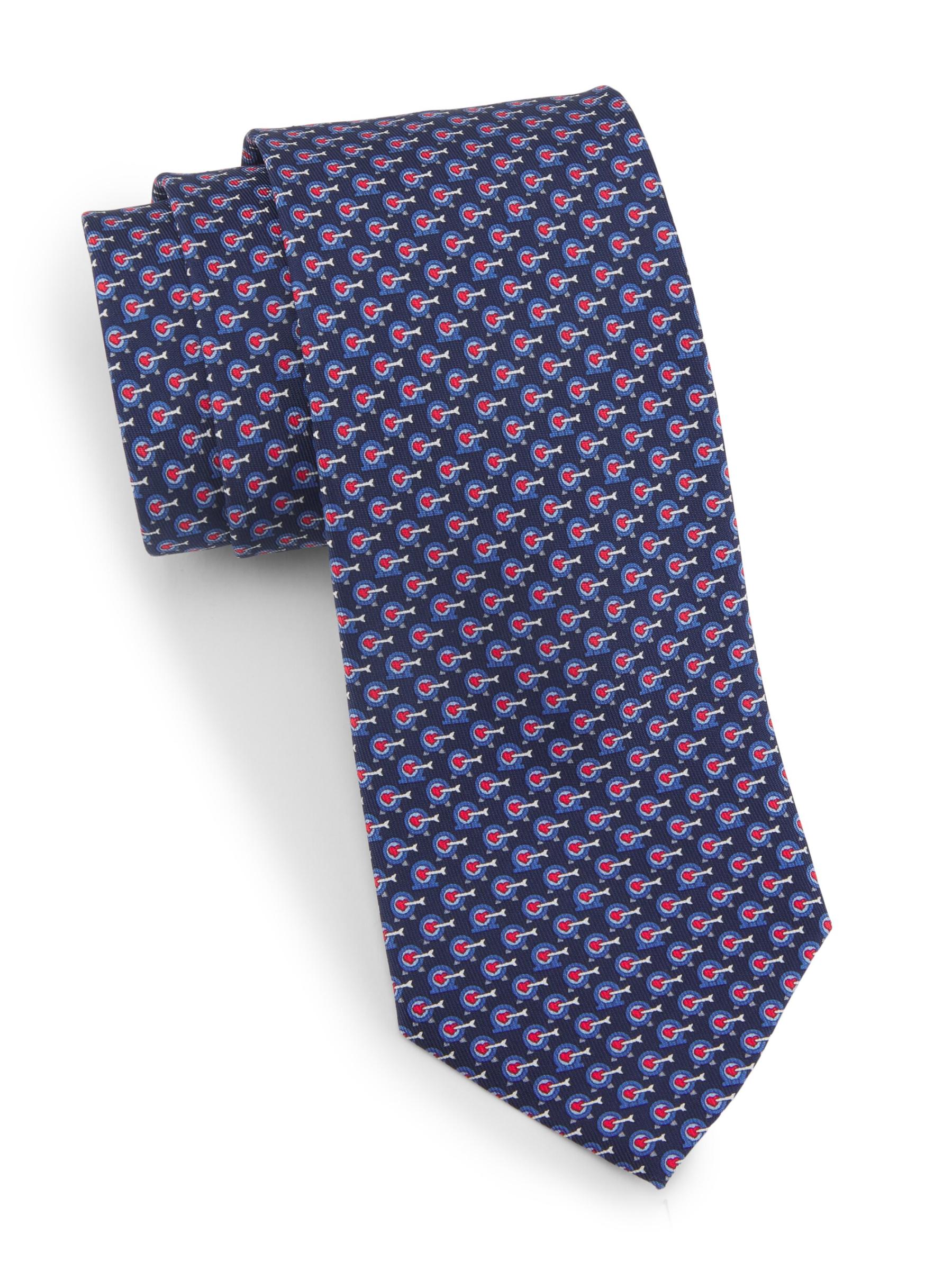 Shop Ferragamo - Zum Silk Tie | Saks Fifth Avenue United Kingdom