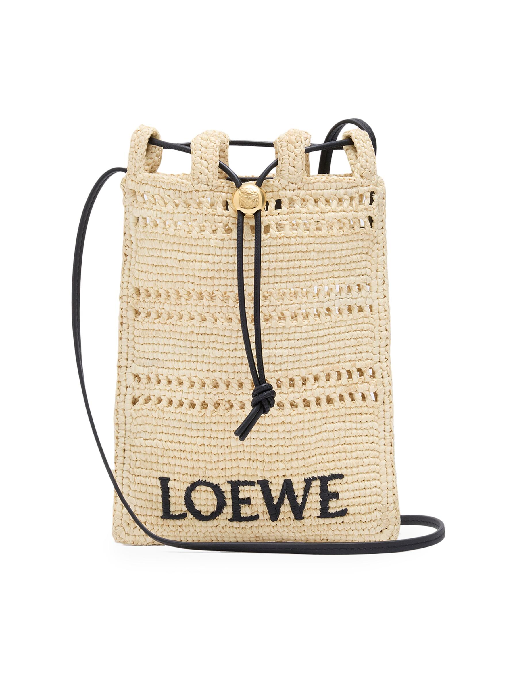 ◆LOEWE◆ポーラ イビサ ビー ラフィア クロスボディバッグ Loewe - ロエベ×ポーラ イビサ ラフィア クロスボディバッグ を