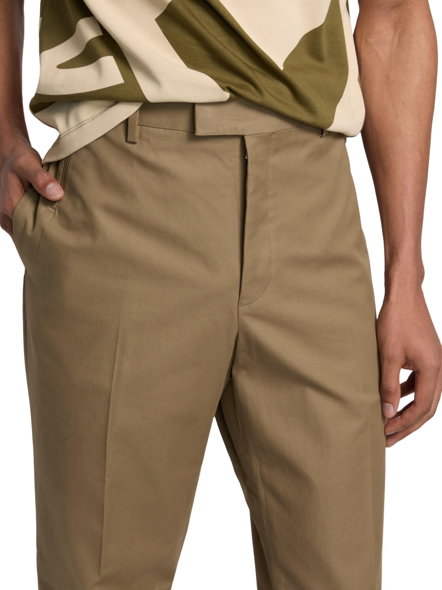 パンツ Ferragamo Trousers Ferragamo - コットンキャンバス ストレートレッグパンツ を