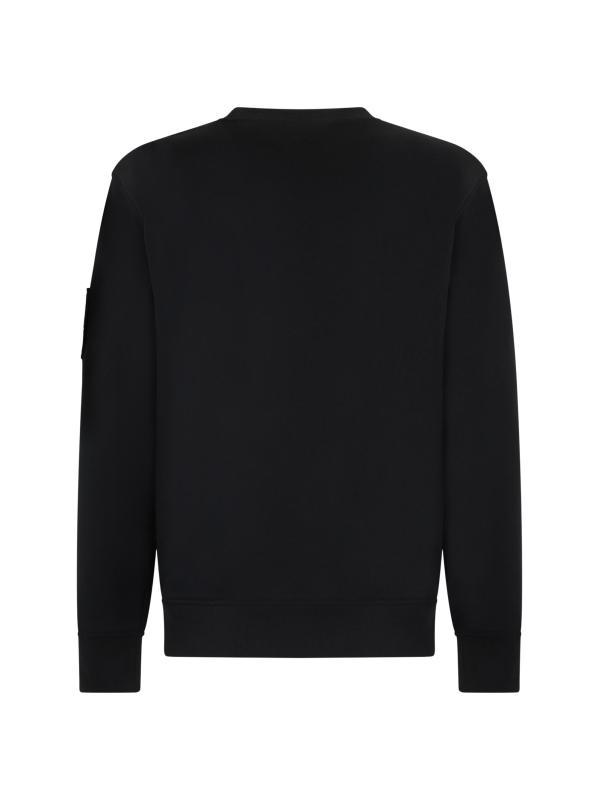 #2: سويت شيرت رياضي من قطن سنايدر بمقاس عادي من انترلوك - أسود