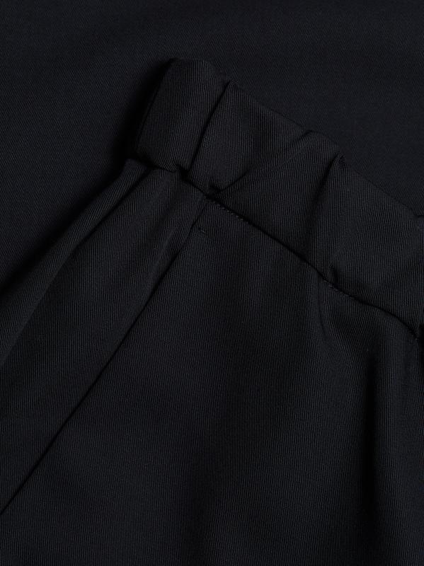'S Max Mara アルジェンタ ドローストリングワイドレッグパンツ Max Mara - アルジェンタ・ウール・ドローストリング・パンツ を