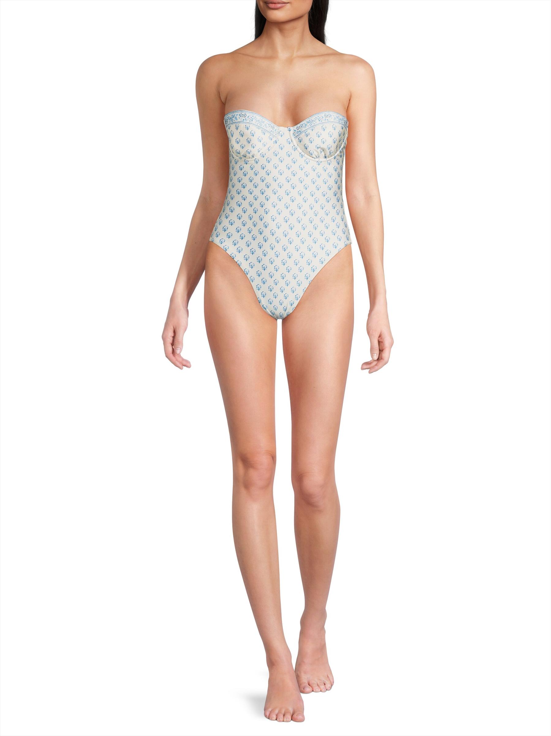 Galax ワインレッド ストライプ ワンピース水着 Galax ワインレッド ストライプ ワンピース水着