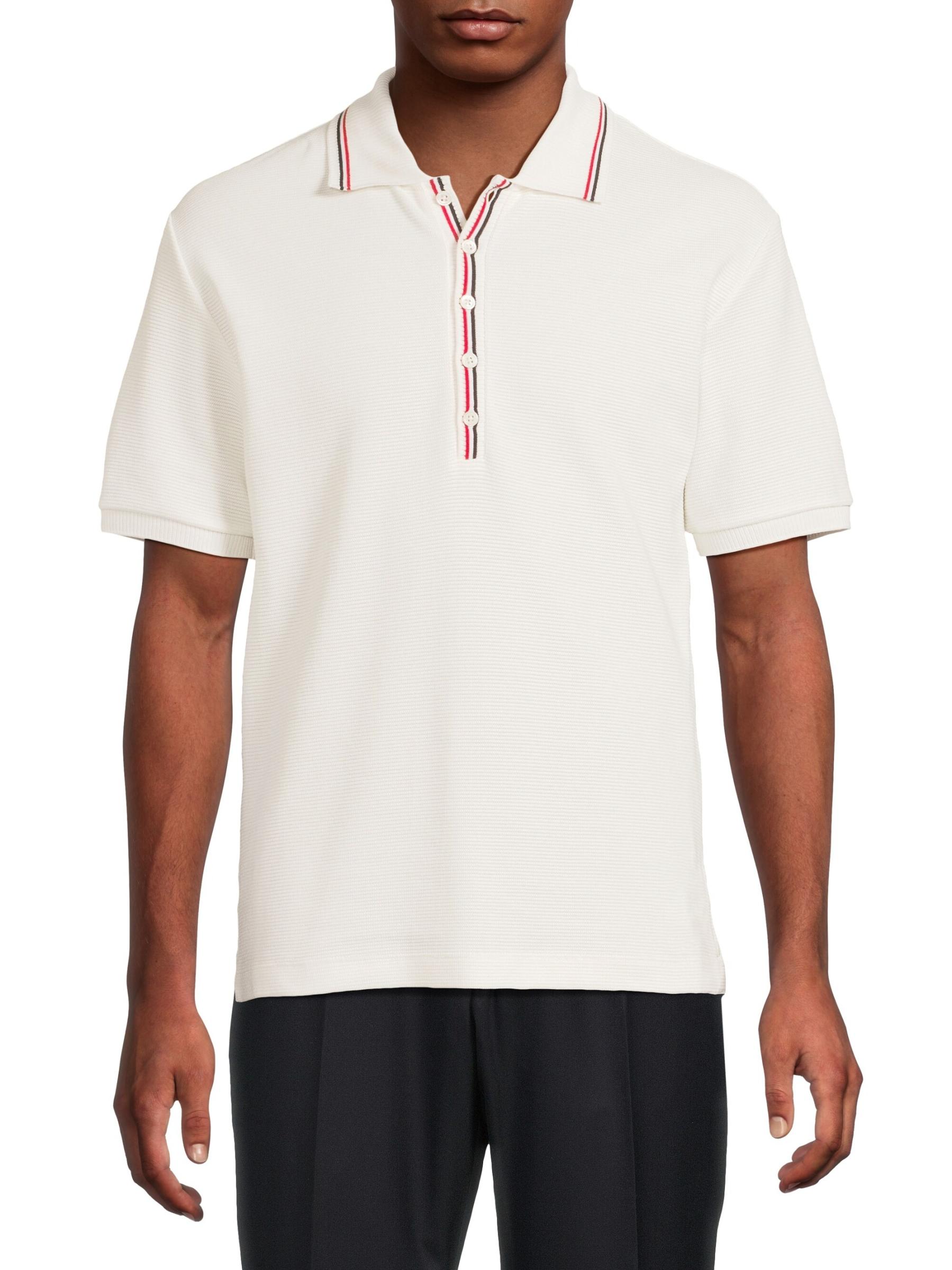 THOM BROWNE コットン フーディ ストライプ ワッフルニット THOM BROWNE コットン フーディ ストライプ ワッフルニット
