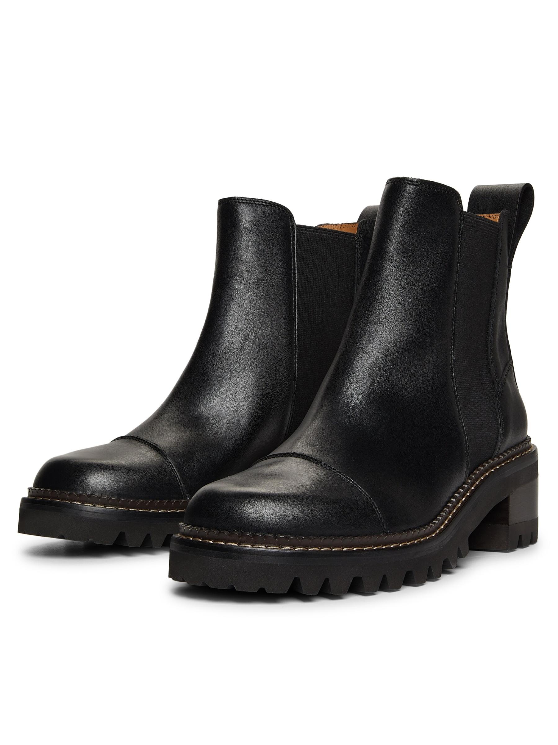 【関税込み】See by Chloe ブラック Mallory チェルシーブーツ See By Chloe - Mallory チェルシーブーツ をオンライン購入