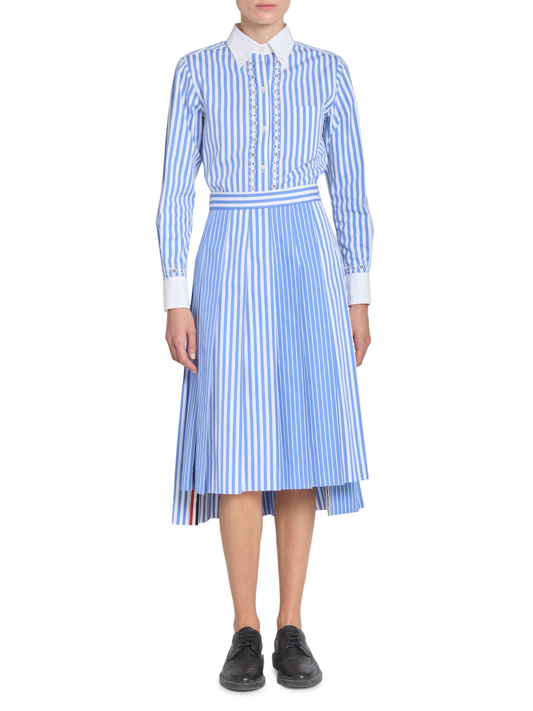 THOM BROWNE コットンポプリン ワンピース ストライプ プリーツ w1020_q80.jpg