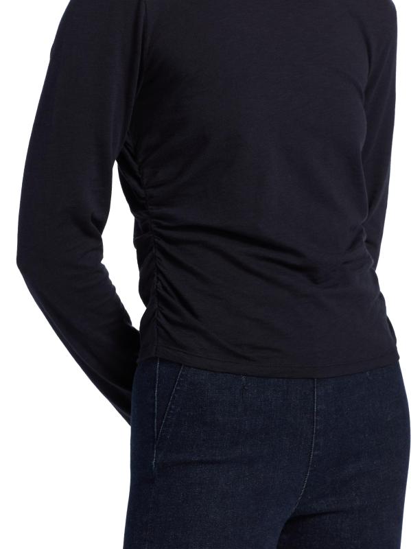 #5: بلوزة كيشا محبوكة من القطن بأكمام طويلة - القوات البحرية