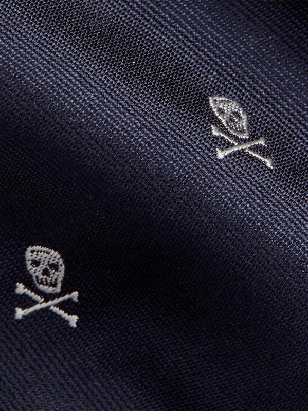 #4: ربطة عنق حريرية على شكل جمجمة متقاطعة - القوات البحرية