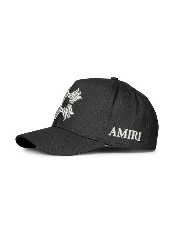 帽子 AMIRI MA Quad cap AMIRI: Black 'MA' Quad Canvas Cap | SSENSE