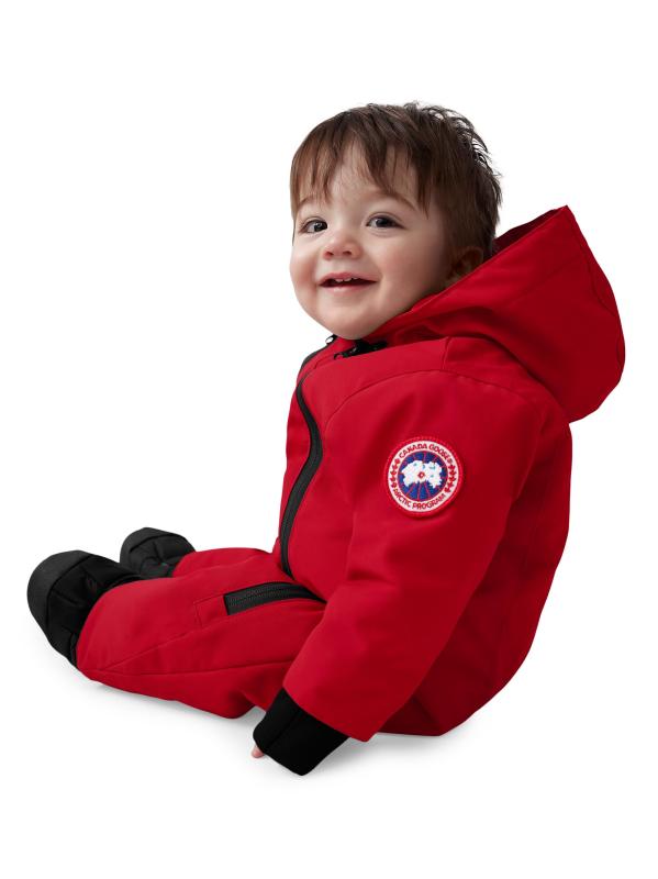 #4: بدلة تزلج بتصميم خروف للأطفال - أحمر