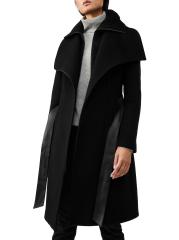 エレガントで都会的【Mackage】Nori-K ダブルカラーコート 23AW Mackage Nori-K Double Collar Coat | Saks Fifth Avenue