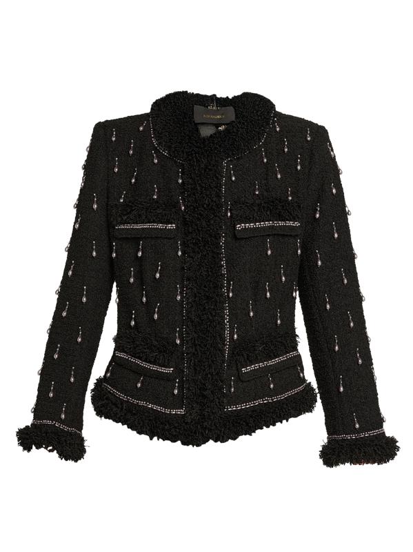 Hana Beaded Tweed Jacket