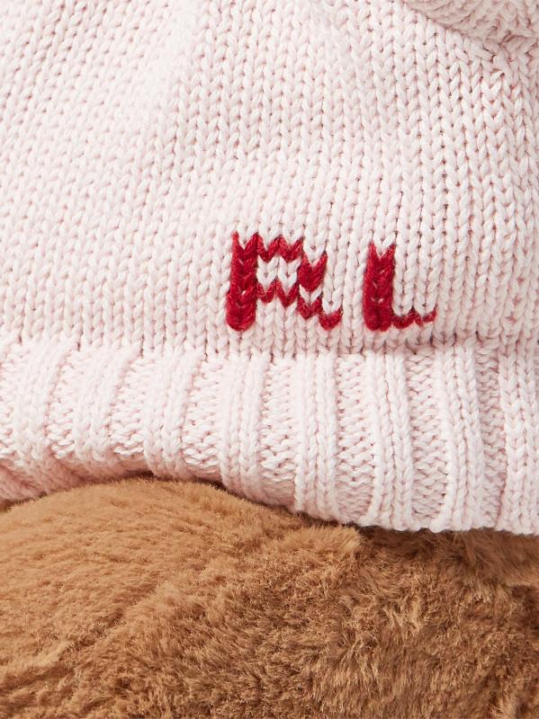 #3: لعبة سترة تيدي بير القطيفة - وردي