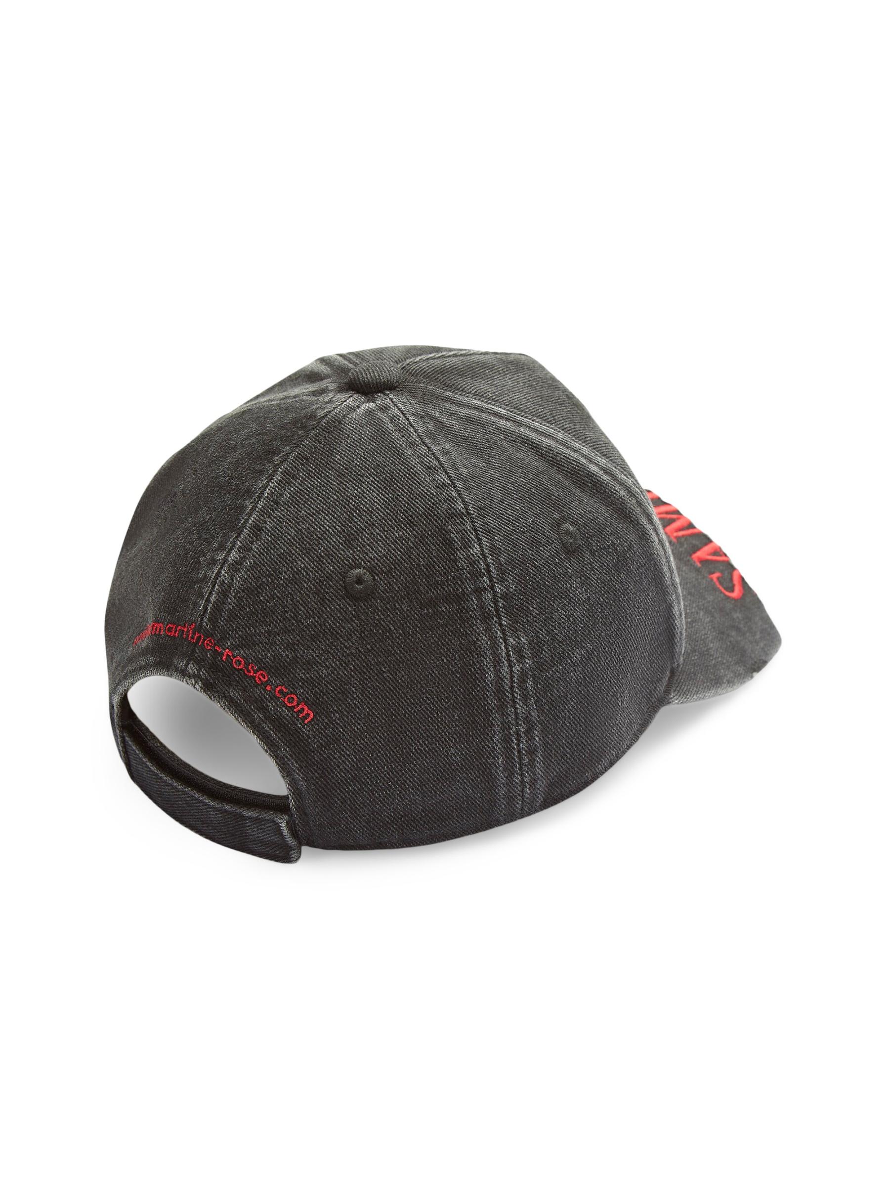 極美品 MARTINE ROSE CUT PEAK BACK CAP Martine Rose Cut Peak Back Cap in Black for Men | Lyst