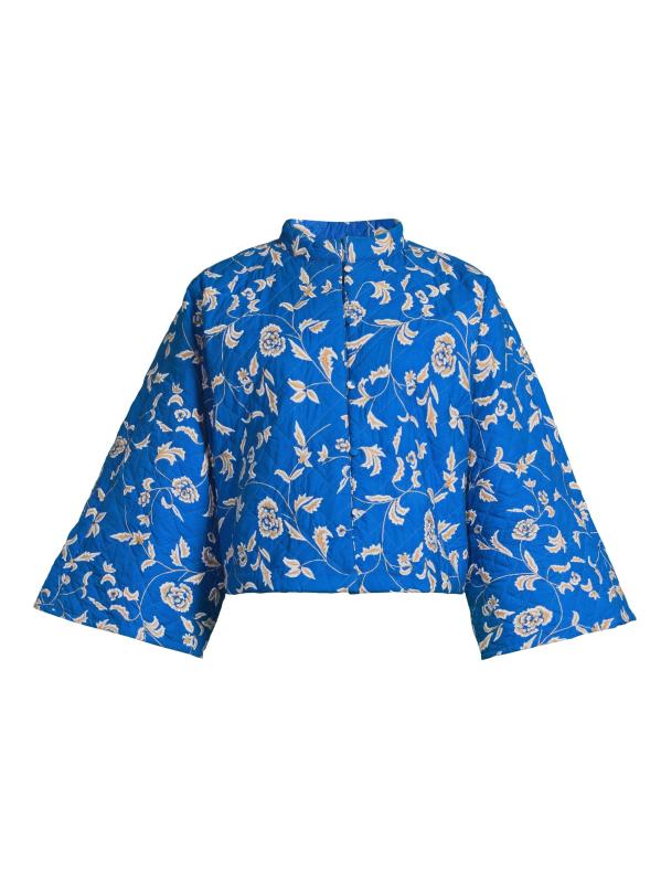 جاكيت قصير من القطن المبطّن المطرّز