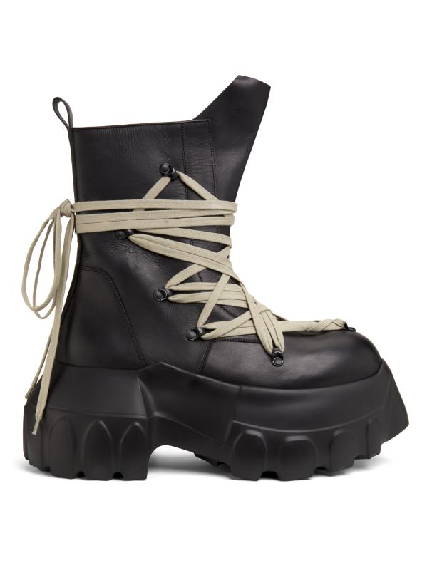 個人装備 RICK OWENS Army Tractor Combat 43 Rick Owens Army Tractor Boot Dark Dust Men's - RU02D6871 LWN