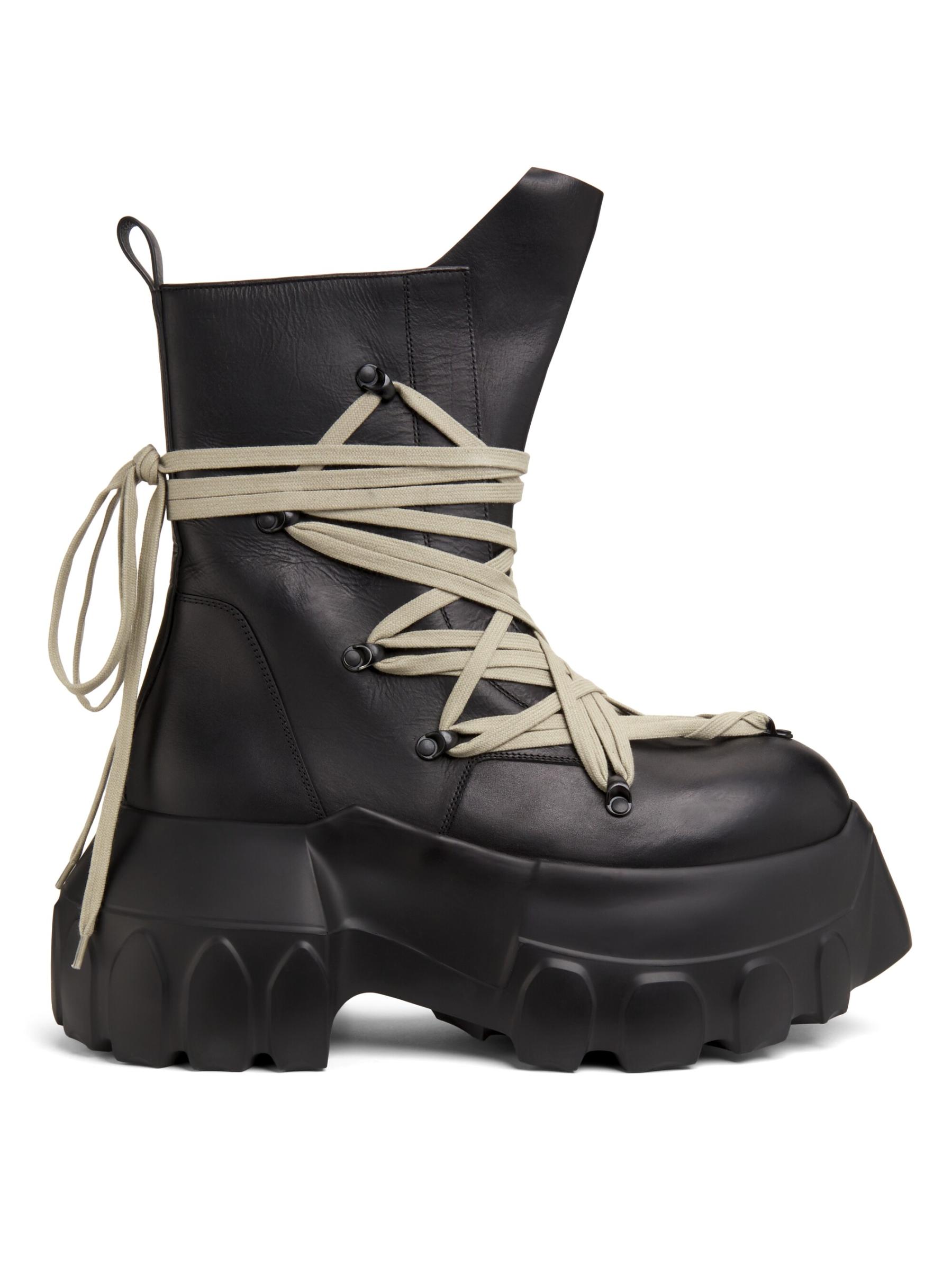 Rick Owens デニムに合う BEATLE メガトラクターブーツ 関送無 Rick Owens (リックオウエンス) - BEATLE MEGA TRACTOR ブーツ
