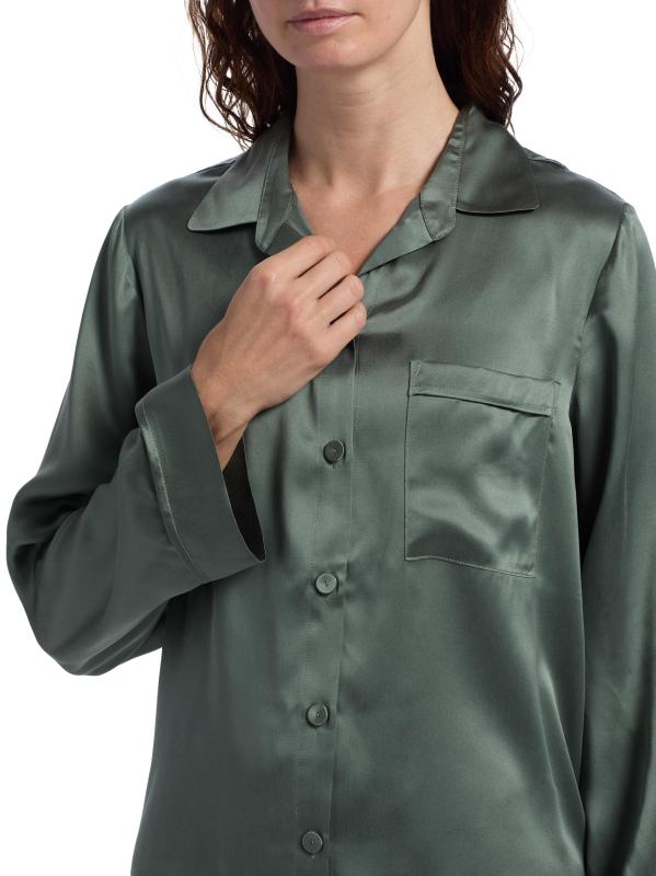 #5: بيجامة أودري سيلك - طحلب