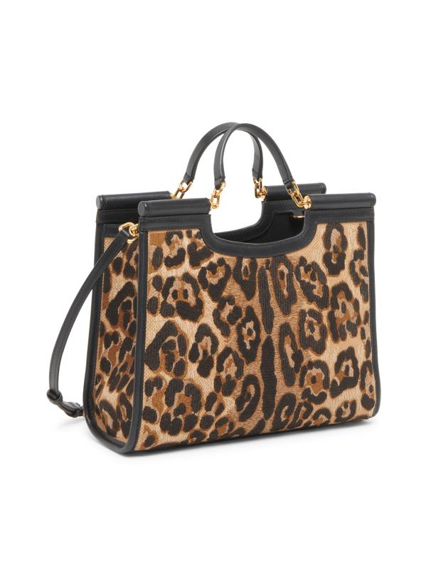 #4: حقيبة تسوق صغيرة بتصميم جلد الفهد من صقلية - نمر