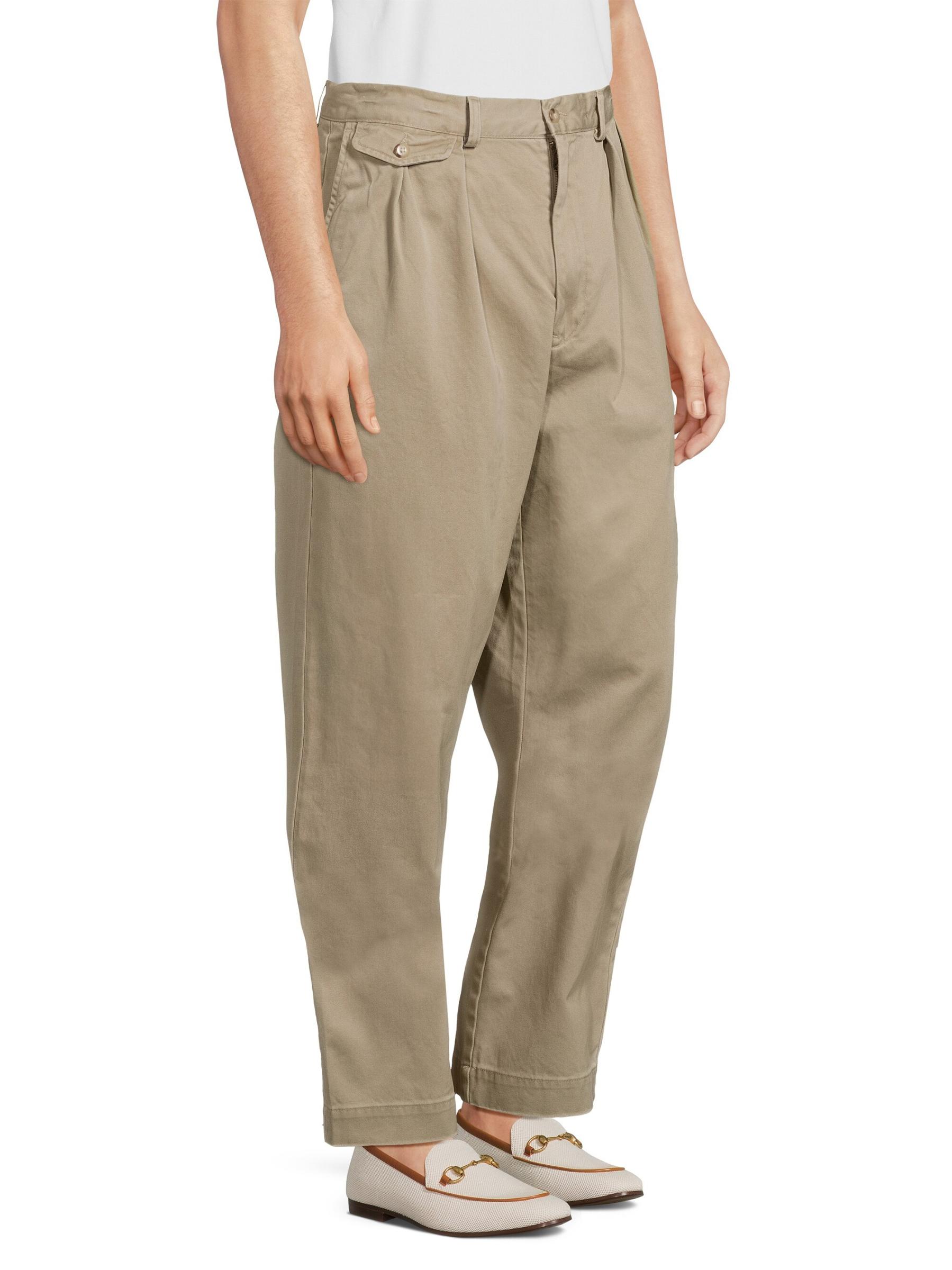 Shop Polo Ralph Lauren - Whitman Pleated Cotton Chino Pants