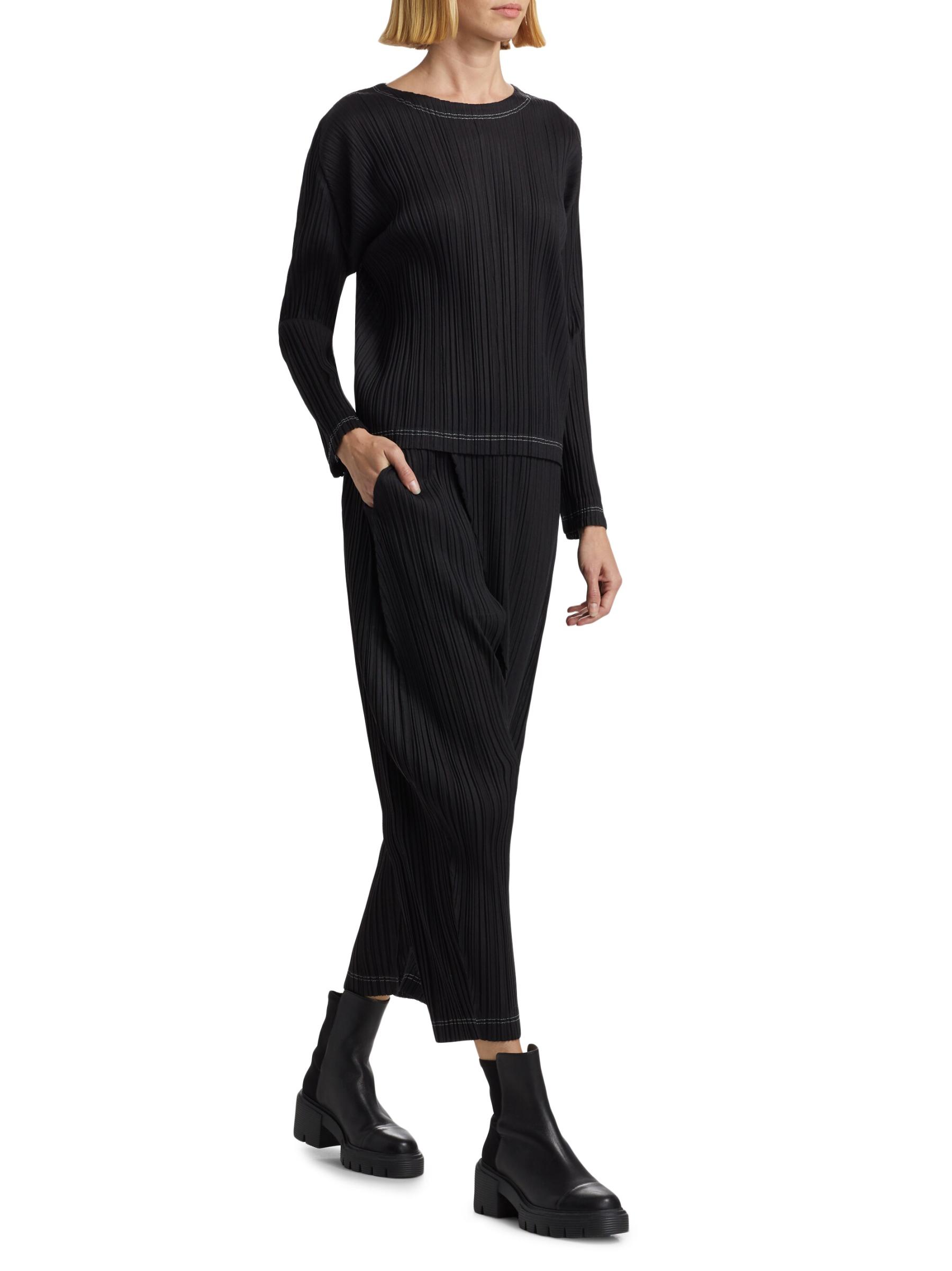 Pleats Please Issey Miyake - ラミー・プリーツ・テーパード