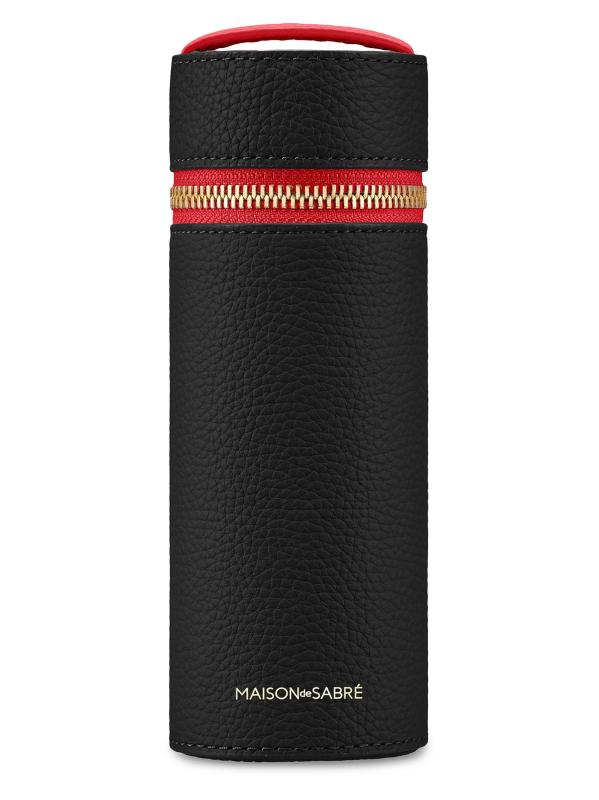 حقيبة فرشاة جلدية