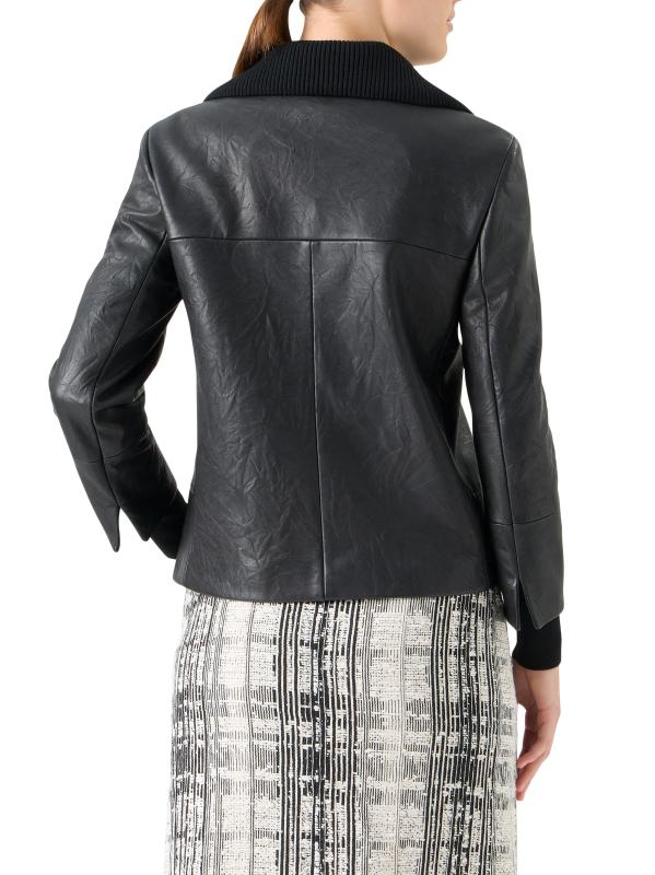 Akris punto - クリンクルレザージャケット をオンライン購入