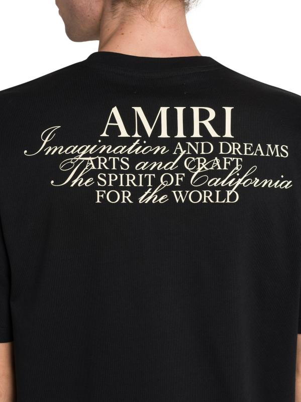 Amiri - スピリット・ロゴ・コットン・クルーネックTシャツ を