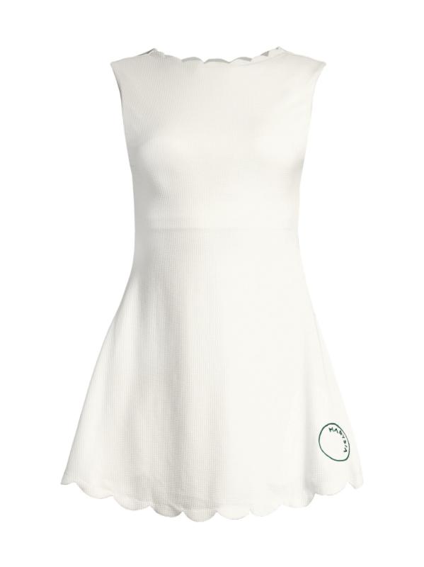 فستان إيغا القصير بزخرفة صدفية