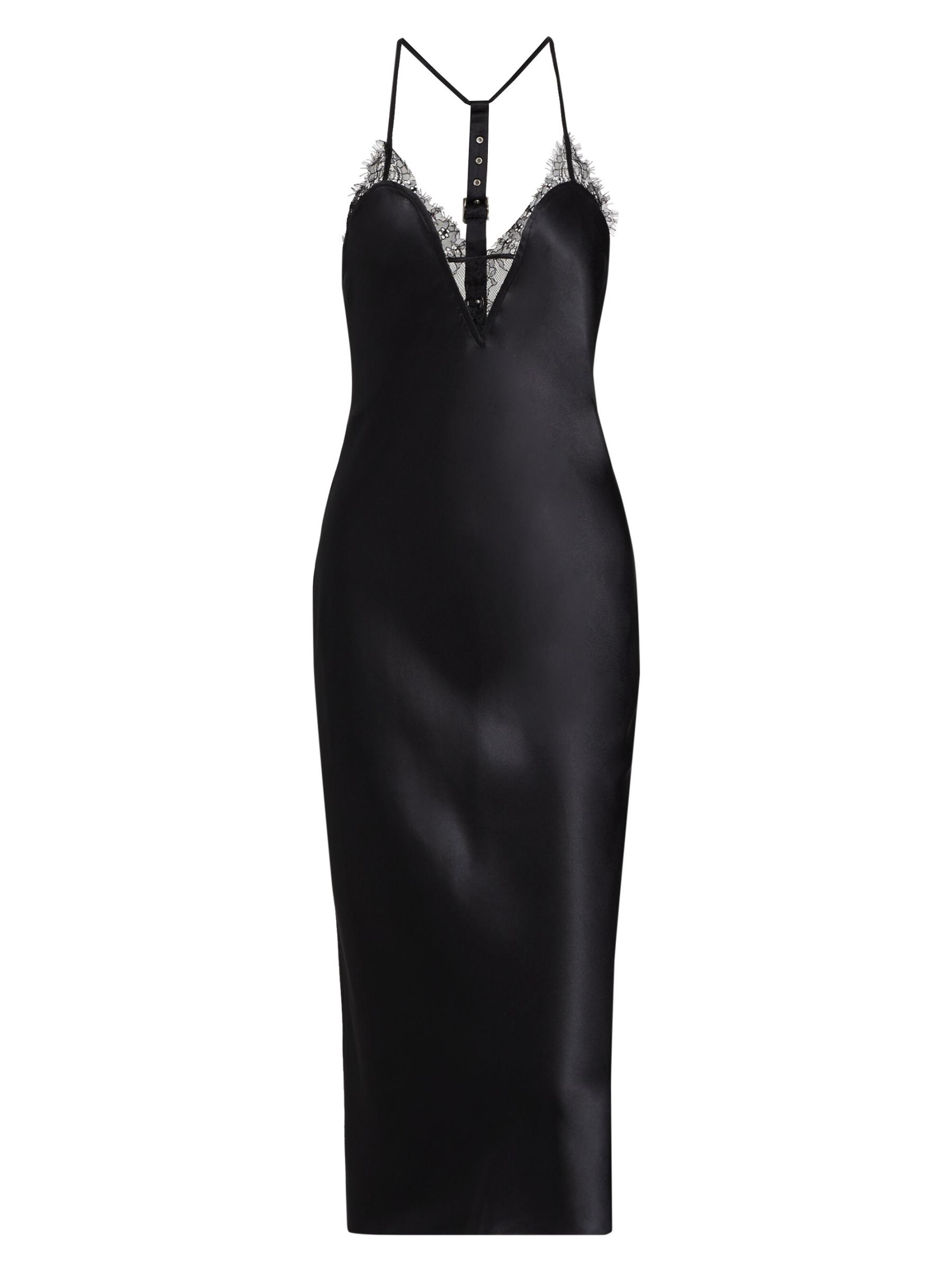 【関税込み】Fleur du Mal ソング Shop Fleur du Mal - Lace-Trimmed Silk Slip Dress | Saks