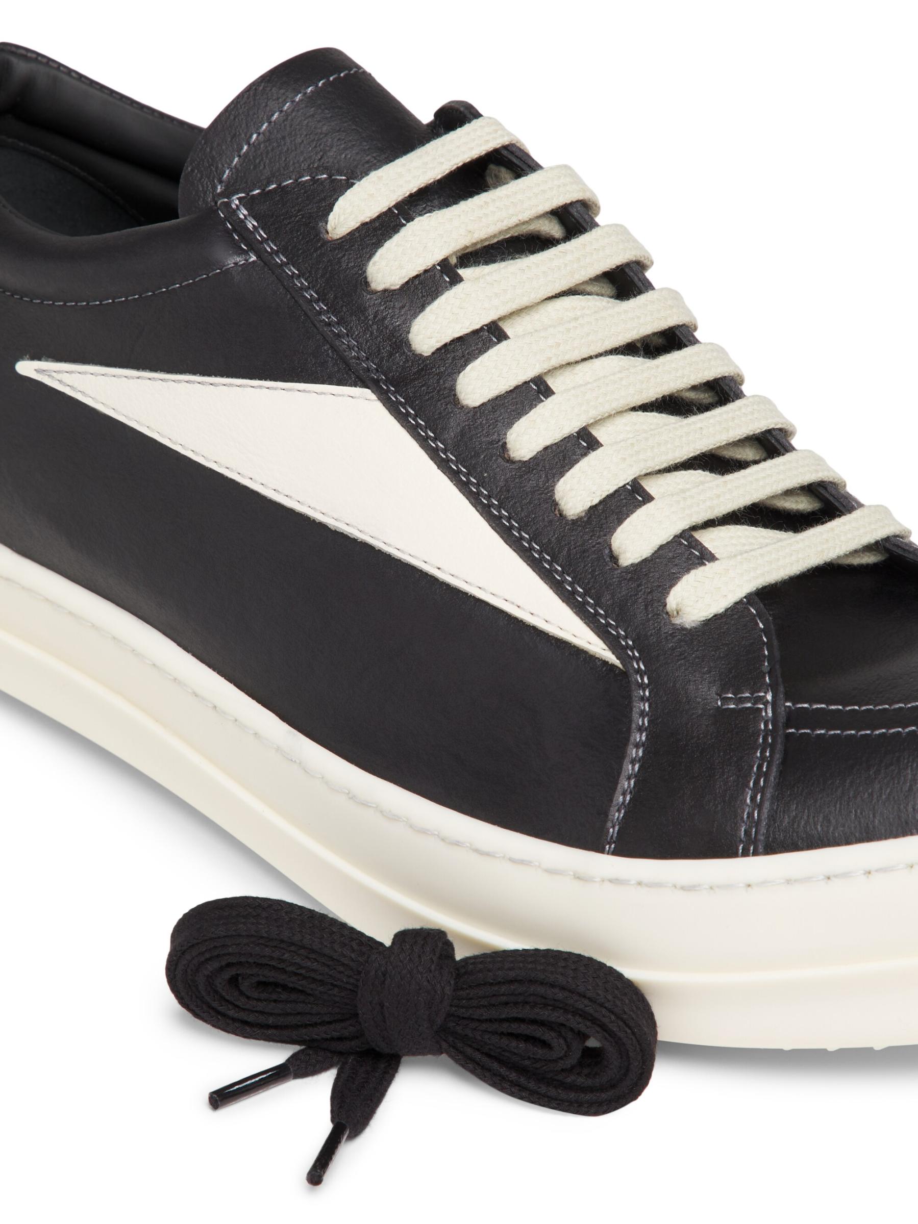 Rick Owens - ヴィンテージ・レザー・ロー・トップ・スニーカー