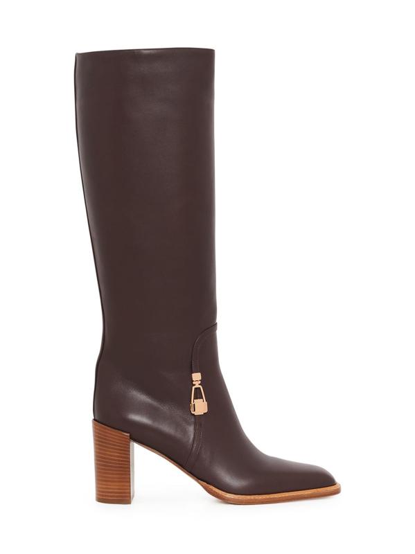 حذاء Bocca من الجلد بطول 80 ملم يصل إلى الركبة