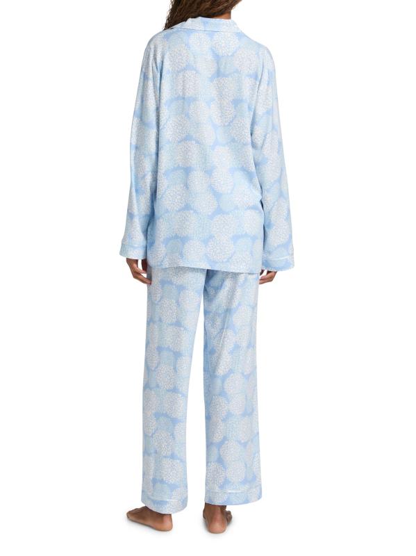 #4: بيجامة من مزيج القطن بطبعة سنوبول - أزرق الشتاء