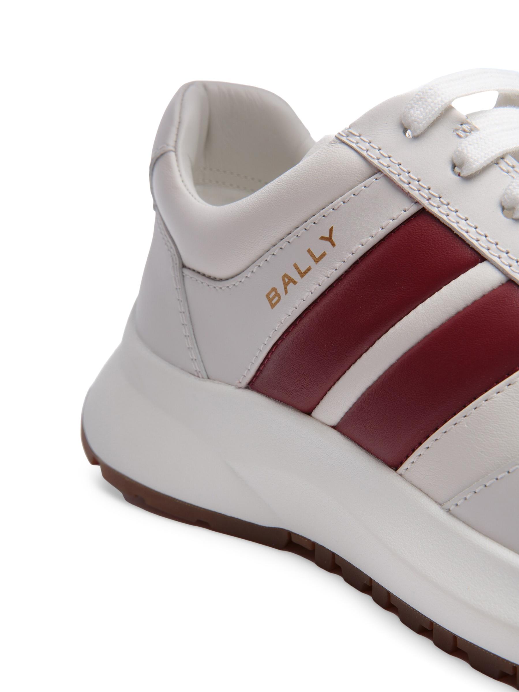 ★BALLY★DARSYL スニーカー Bally Darsyl Grained Leather Low-Top Sneakers, Brand Size 5
