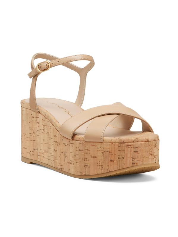 #2: صندل داينا من الجلد الوتد 65 ملم - أدوبي