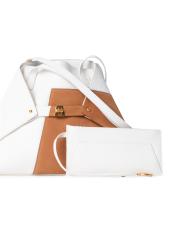 美品】AKRIS アクリス Ai レザートートバッグ バイカラー2way