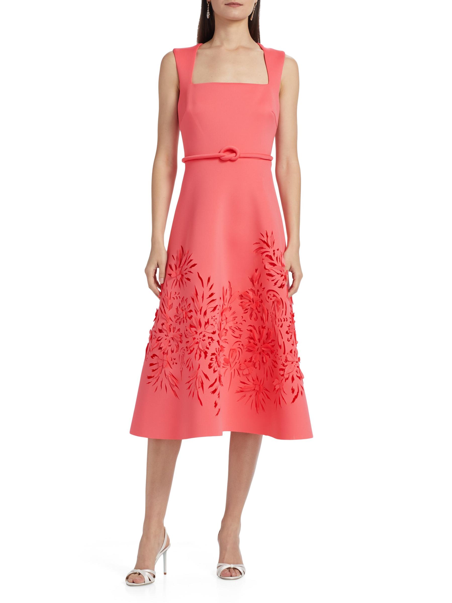 *Badgley Mischka* リボンスキューバドレス Badgley Mischka - レーザーカット スキューバ カクテルドレス