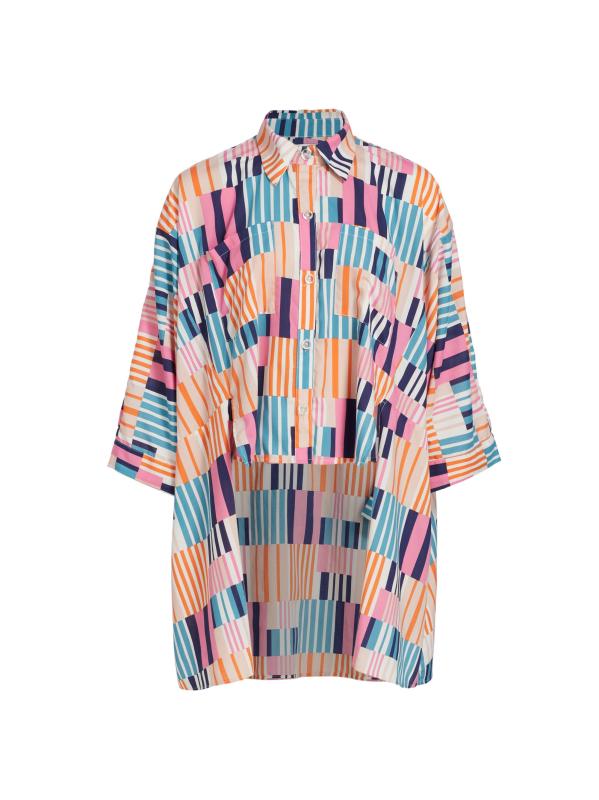 Tracie Pinstriped Blouse