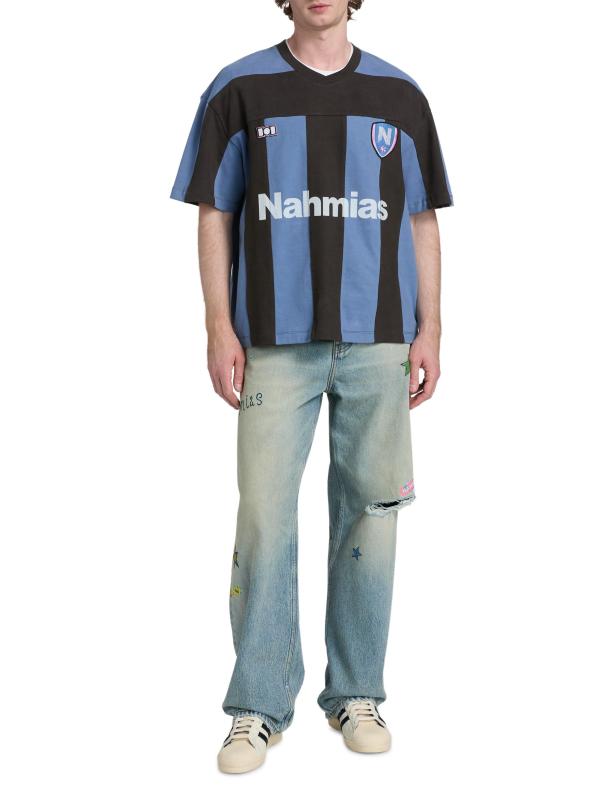 #7: بنطال جينز فضفاض مستقيم - غسيل خفيف