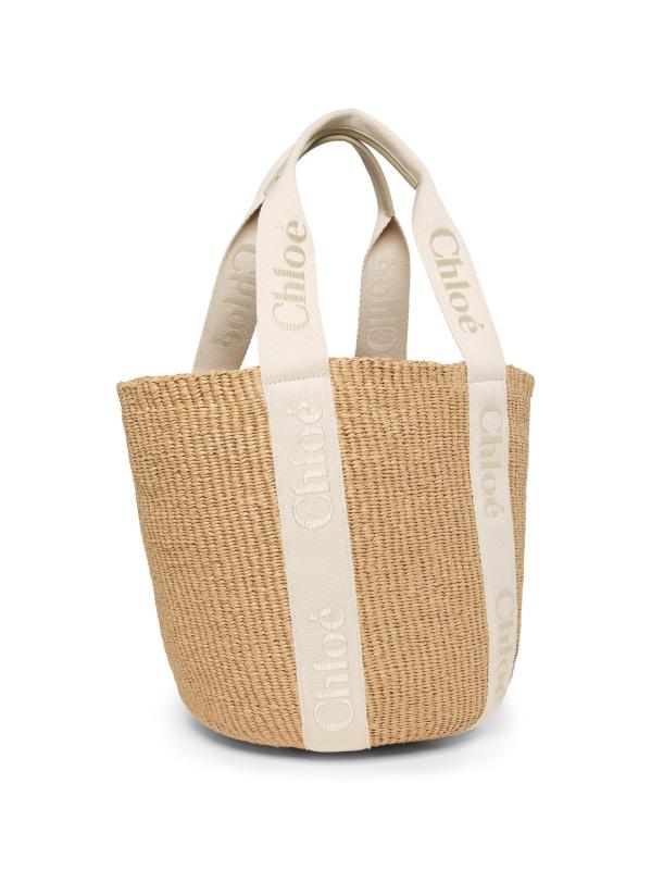 #3: حقيبة سلة خشبية كبيرة - كريم غائم