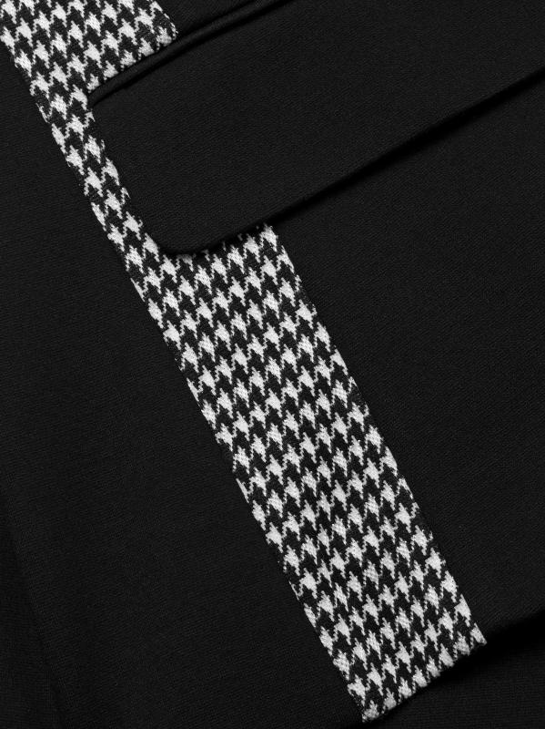 #5: بليزر بونتو ميلانو هاوندستوث المقلّم - أسود