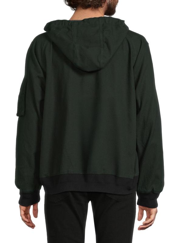 Shop Sacai - Sacai x Carhartt WIP Washed Duck Hooded Jacket