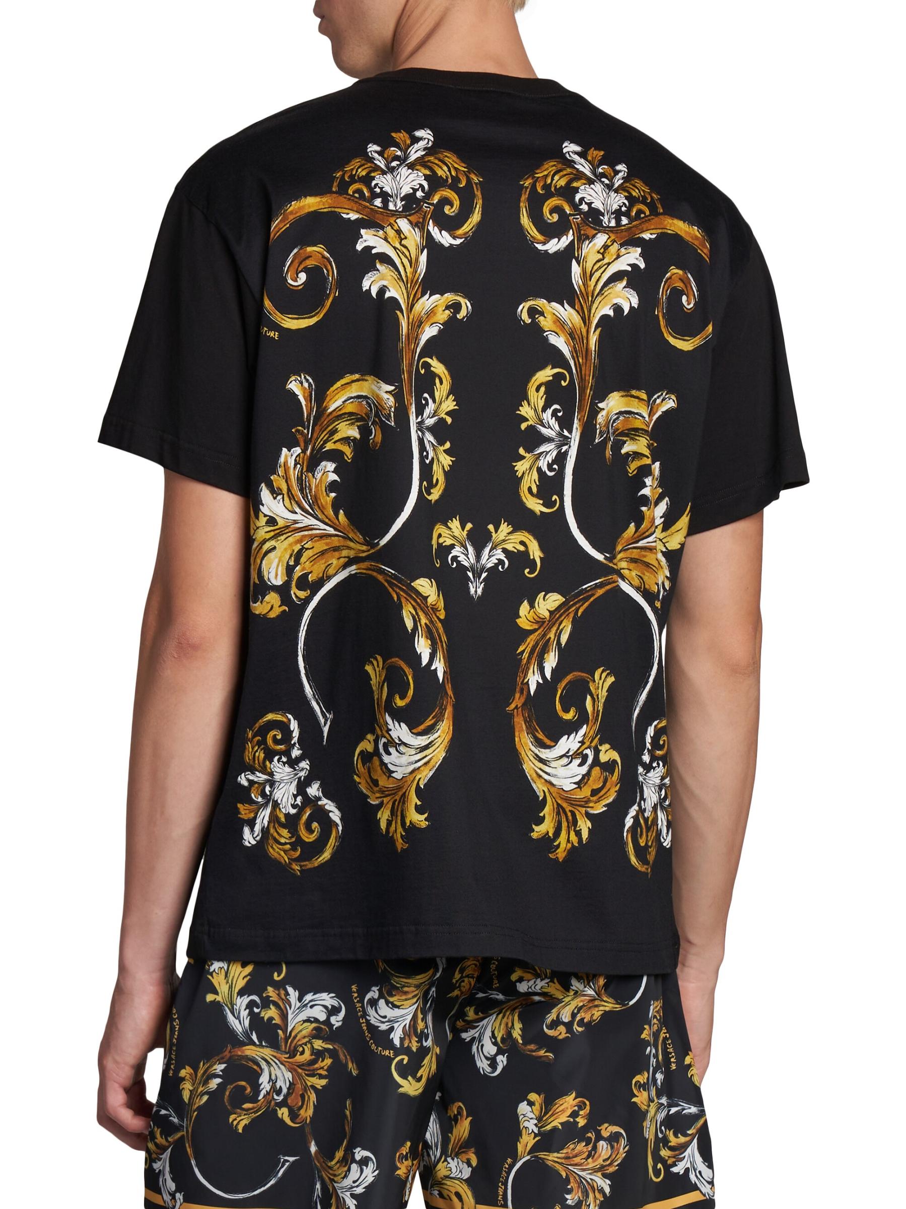 Versace Jeans Couture - バロック・コットンTシャツ を