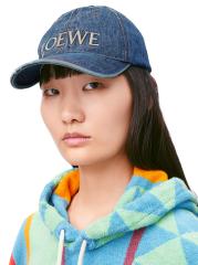 【新品未使用】LOEWE ロエベ　デニム キャップ LOEWE ロエベ キャップ デニム K820358X49-8798 レディース