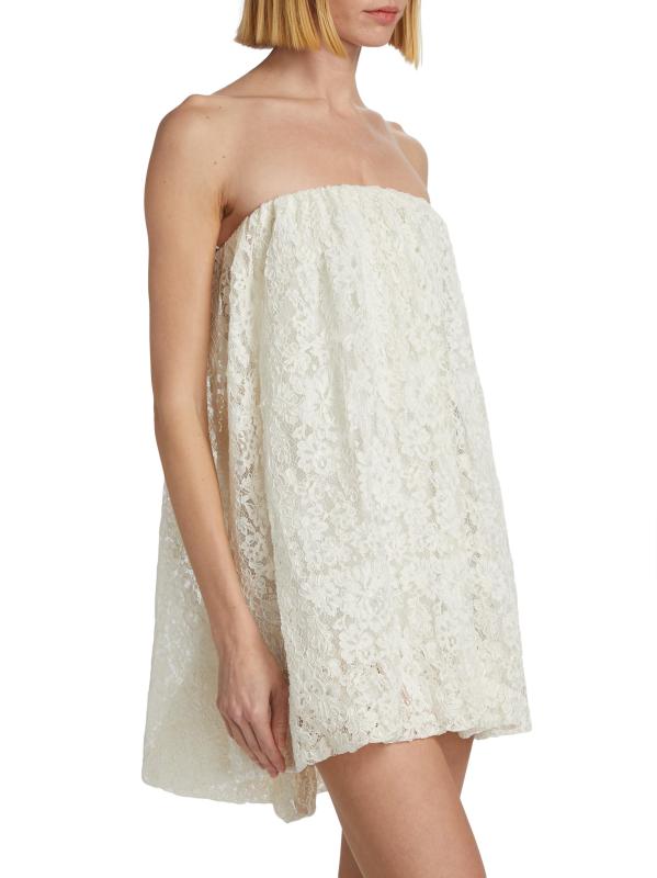 #3: فستان قصير مزين بفقاعات من الدانتيل المزهّر - إكرو