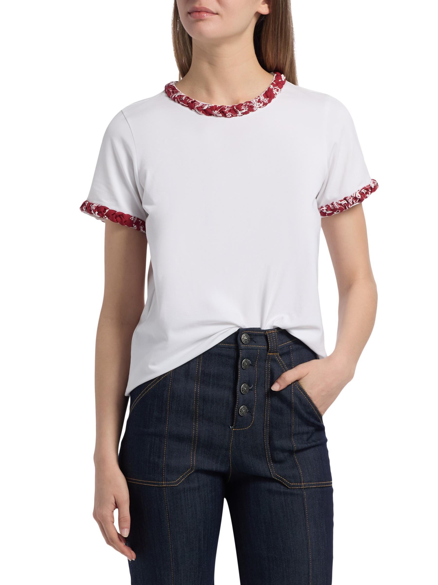 Cinq a Sept ★ ロゴ ストレッチ コットン Tシャツ Cinq à Sept Logo Stretch-Cotton T-Shirt | Saks Fifth Avenue