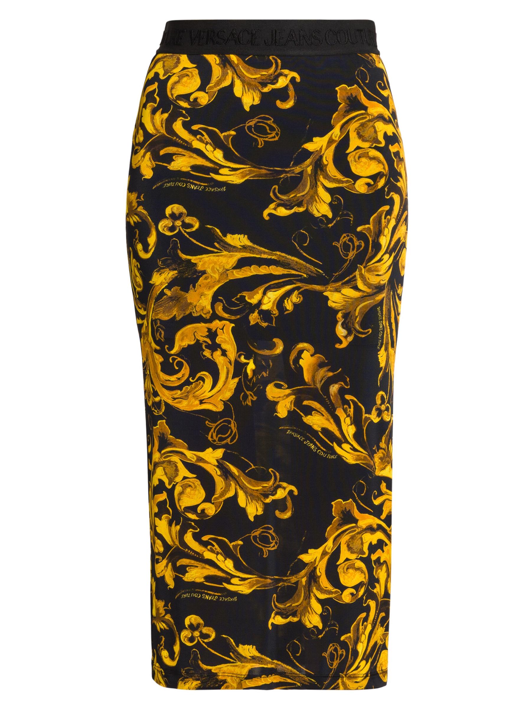 スカート VERSACE JEANS COUTURE Woman Skirt Gold 77HAE8A5NS462 G89 Skirt Versace Jeans Couture | color Yellow | Gomez.pl/en