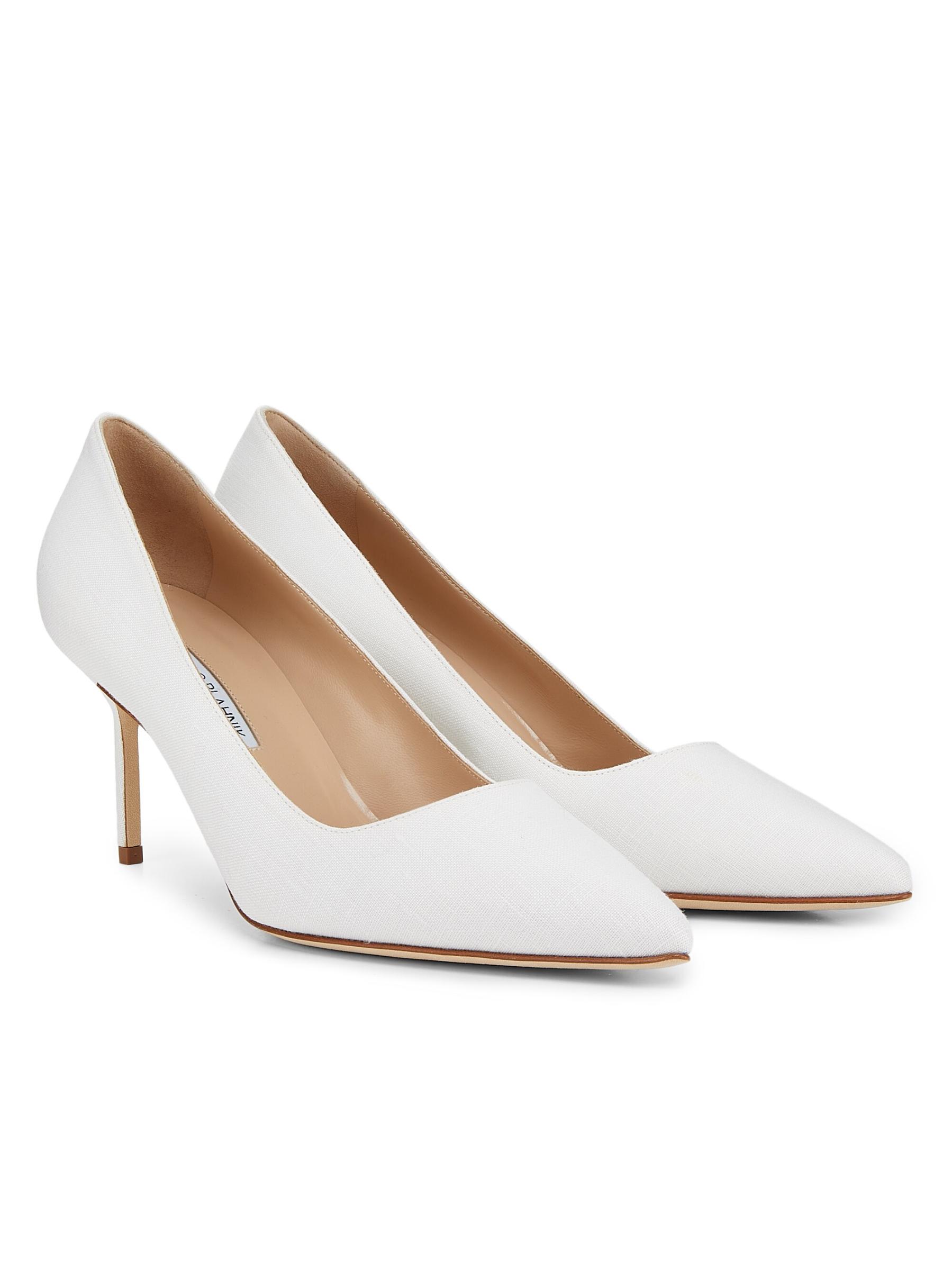 Manolo Blahnik - BB 70MM サテン・パンプス をオンライン購入