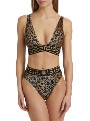 Versace - レオパードプリントビキニトップ をオンライン購入