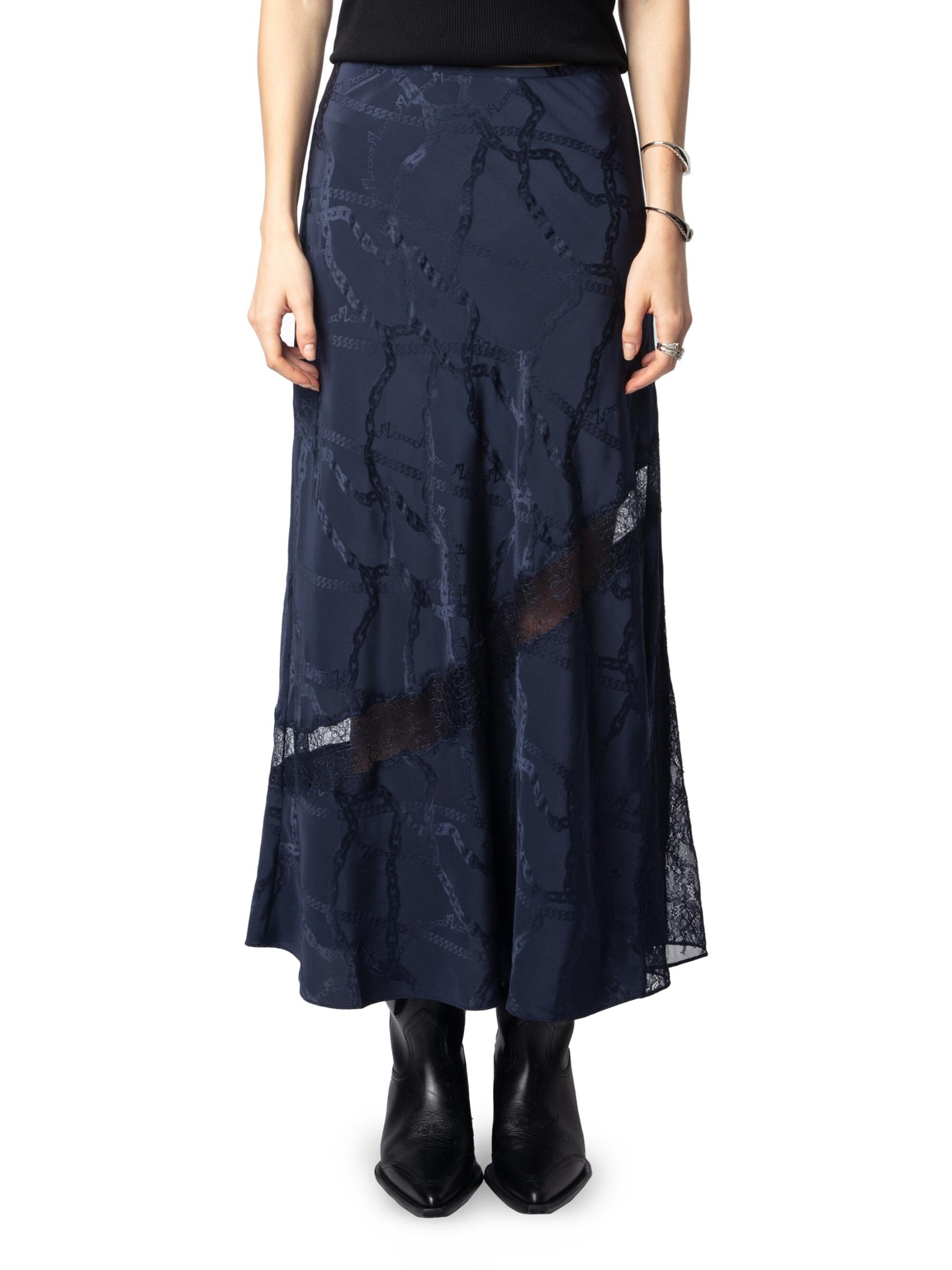 【完売品】FEKETE MIDI LACE PLEATS SKIRT FEKETE MIDI LACE PLEATS SKIRT グレー S FEKETE Lace Midi