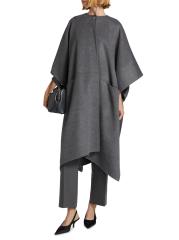 【TOTEME】ダブルスカーフディテール ウールコート ブラック Totême - ダブル・ウール・スカーフ・コート をオンライン購入